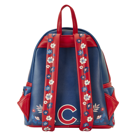 Chicago Cubs MLB Floral Mini Backpack by Loungefly