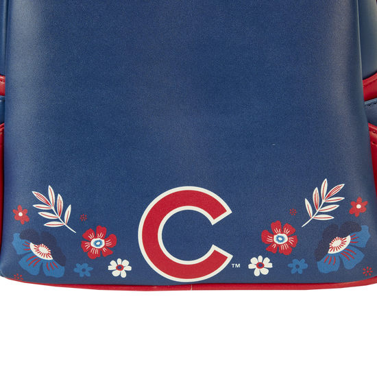 Chicago Cubs MLB Floral Mini Backpack by Loungefly
