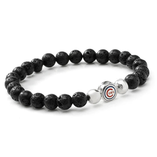 Chicago Cubs MLB Lava Rock Bracelet