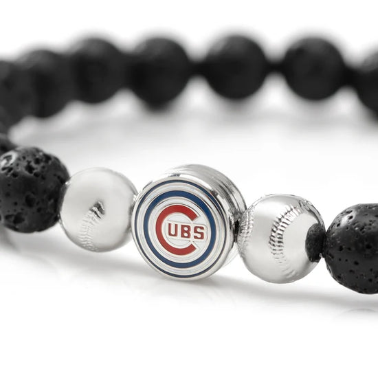 Chicago Cubs MLB Lava Rock Bracelet