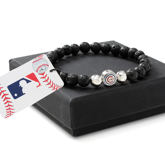 Chicago Cubs MLB Lava Rock Bracelet