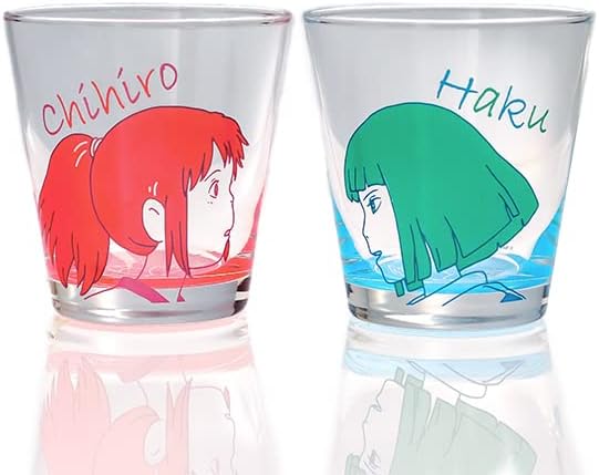 Chihiro & Haku Spirited Away 11 oz. Glass Set