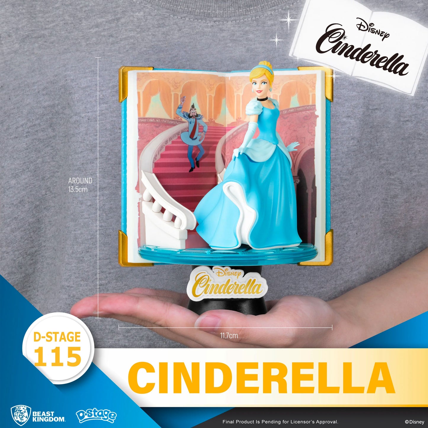 Cinderella (Cinderella) Disney D-Stage Story Book Series Statue