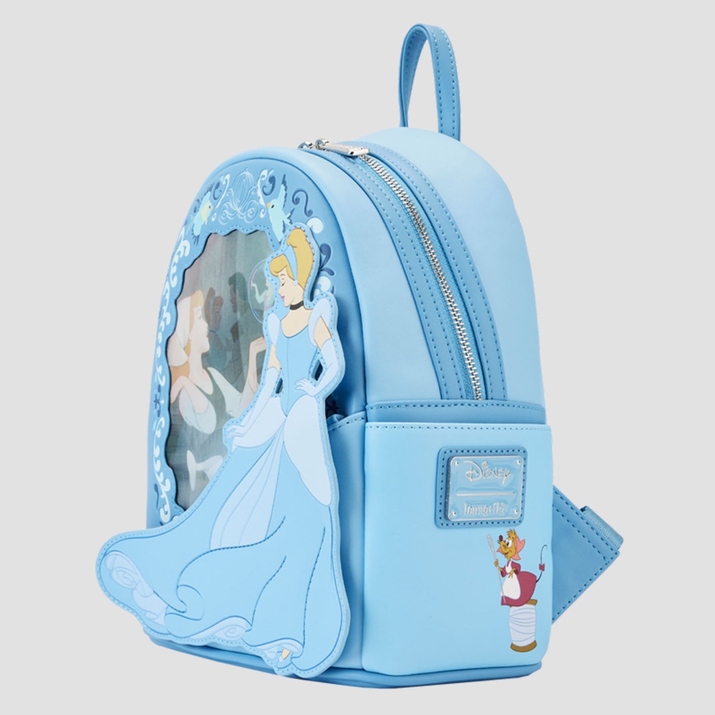 Load image into Gallery viewer, Cinderella (Disney) Lenticular Princess Series Mini Backpack by Loungefly
