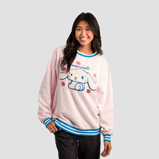 Cinnamoroll (Hello Kitty & Friends) Sanrio Applique Long Sleeve Sweatshirt