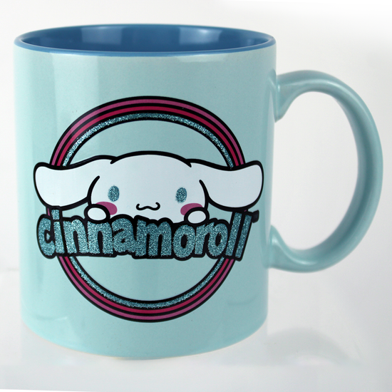 Cinnamoroll Sanrio 20oz Glittery Ceramic Mug