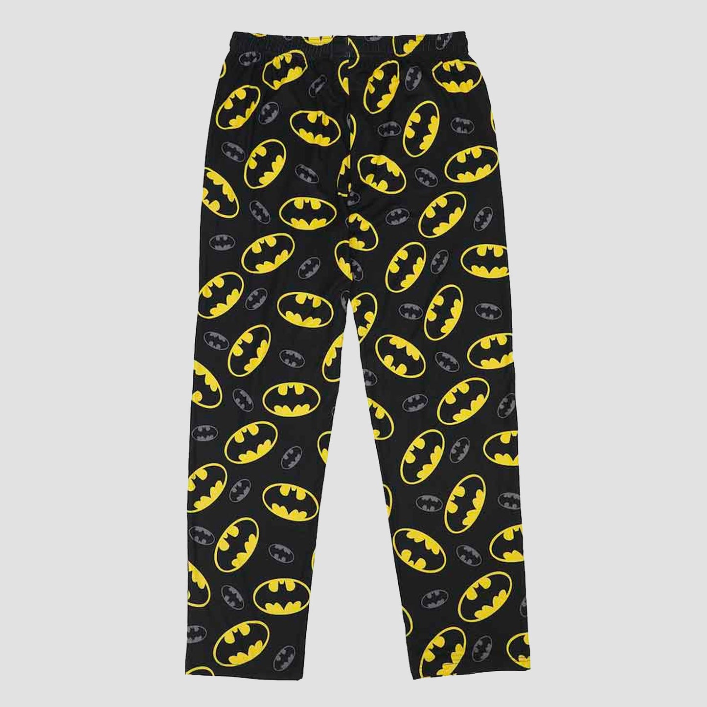 Batman Bat And Title Logo Men's Black Cloud Wash Drawstring Sleep Pants :  Target
