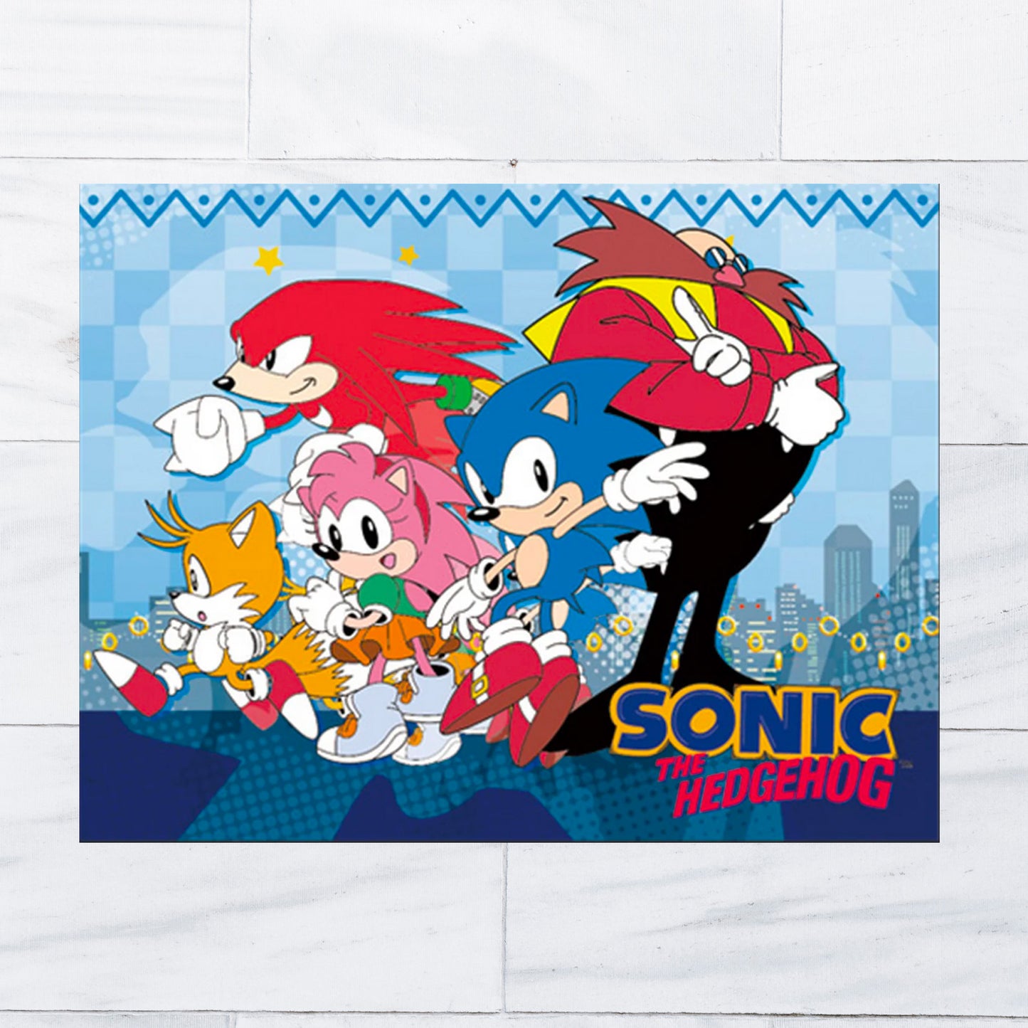 Classic City Group (Sonic the Hedgehog) 46" by 60" Sublimation Fleece Throw Blanket