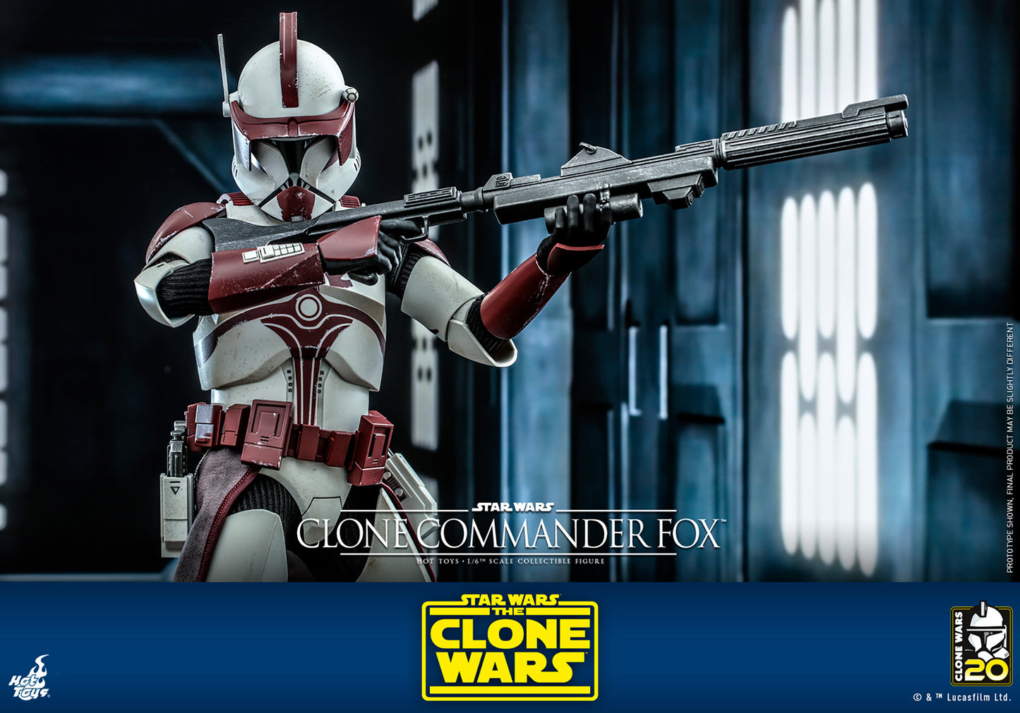 Load image into Gallery viewer, *Pre-Order* Clone Commander Fox (Star Wars: The Clone Wars) 1:6 Scale Figure by Hot Toys
