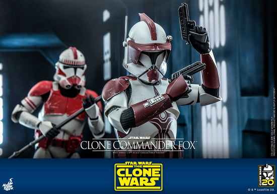Load image into Gallery viewer, *Pre-Order* Clone Commander Fox (Star Wars: The Clone Wars) 1:6 Scale Figure by Hot Toys
