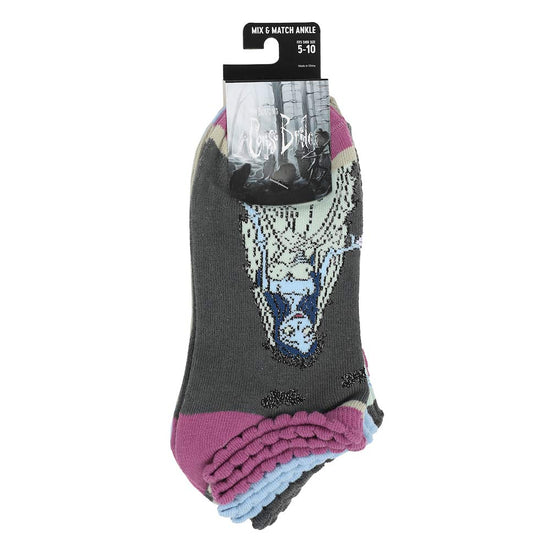 Corpse Bride 5-Pack Women's Ankle Socks