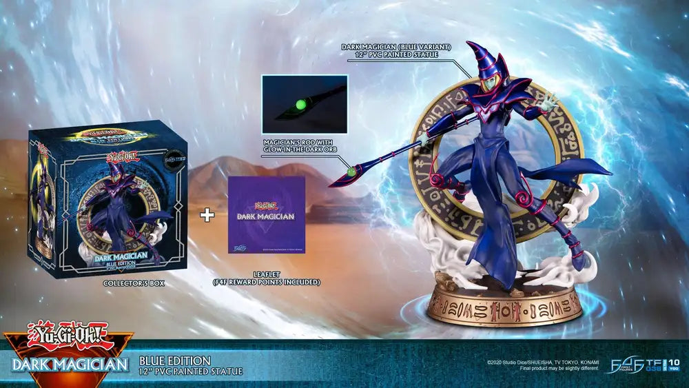 Dark Magician (Yu-Gi-Oh!) Blue Edition PVC Statue