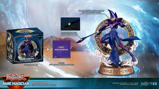 Load image into Gallery viewer, Dark Magician (Yu-Gi-Oh!) Blue Edition PVC Statue
