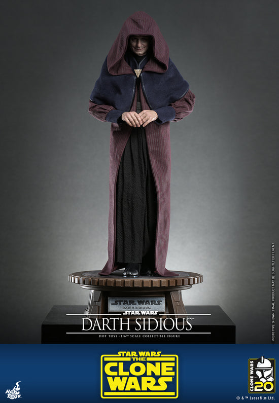 *Pre-Order* Darth Sidious (Star Wars: The Clone Wars) 1:6 Scale Figure by Hot Toys