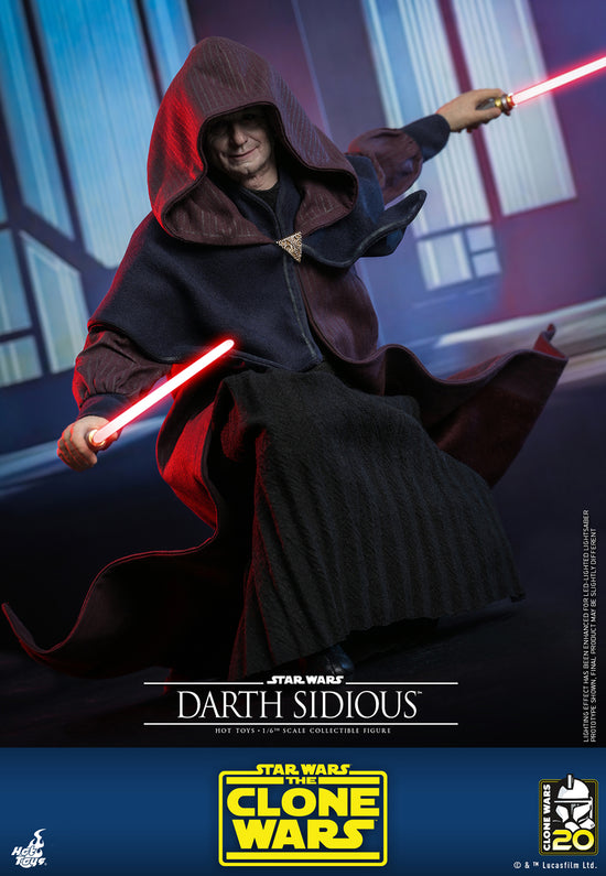 *Pre-Order* Darth Sidious (Star Wars: The Clone Wars) 1:6 Scale Figure by Hot Toys