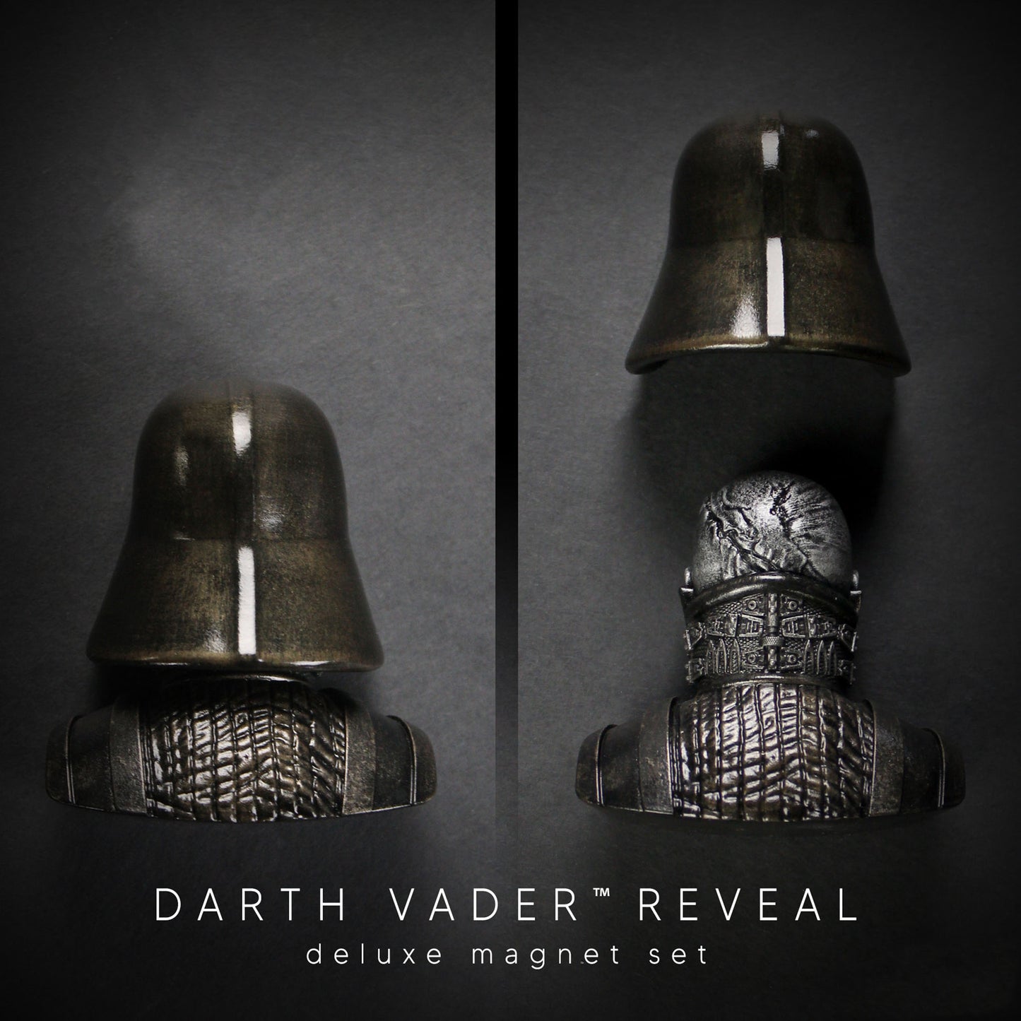 Load image into Gallery viewer, Darth Vader Helmet &amp;quot;Reveal&amp;quot; (Star Wars) Artisan Magnet Set
