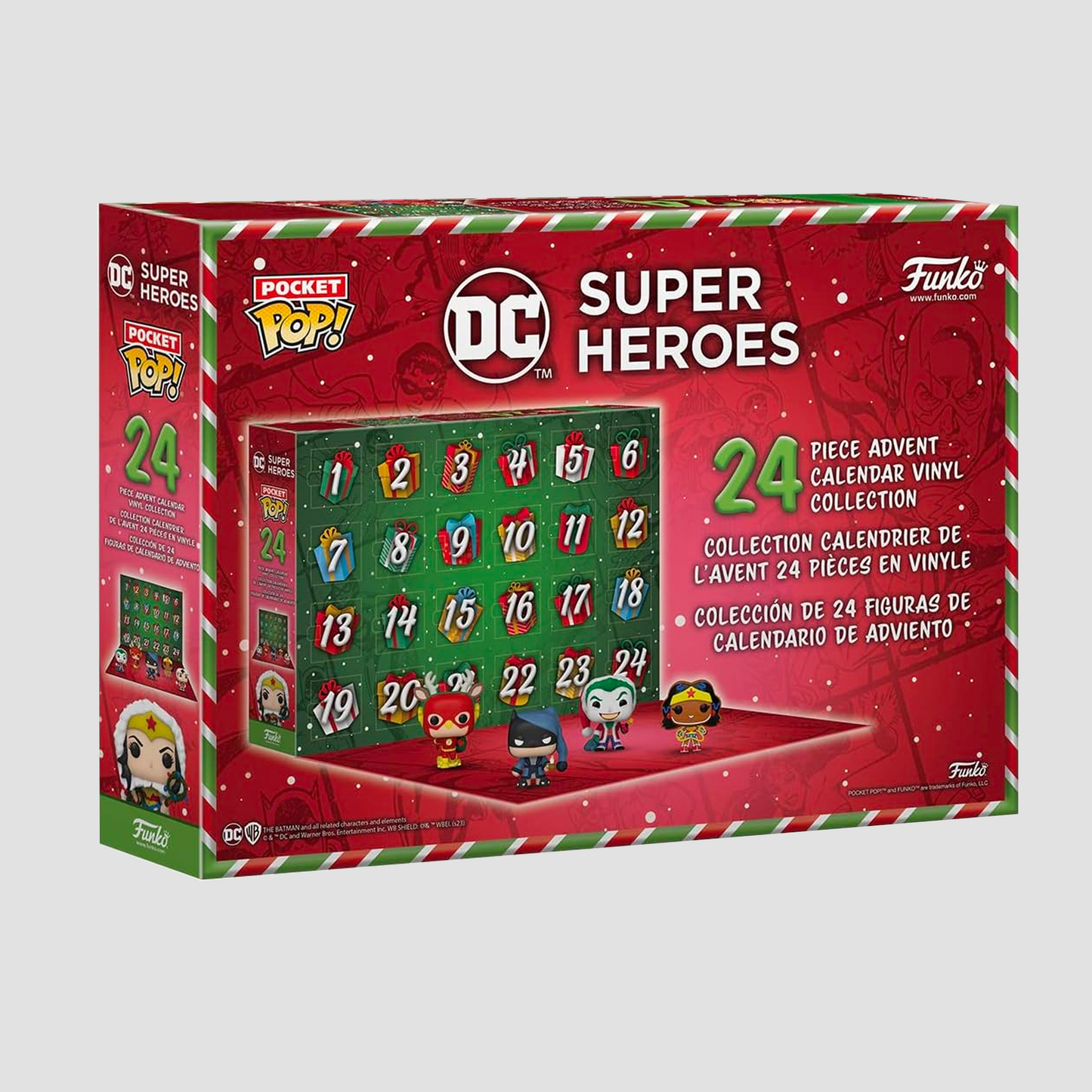 Load image into Gallery viewer, DC Comics (2023 Edition) Super Heroes Funko Pocket Pop! Advent Calendar
