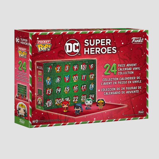 DC Comics (2023 Edition) Super Heroes Funko Pocket Pop! Advent Calendar
