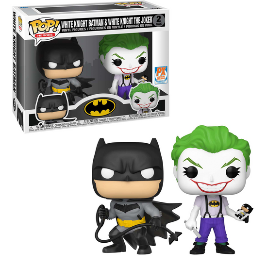 DC Comics Funko Pop! White Knight Batman & Joker PX Exclusive 2-Pack