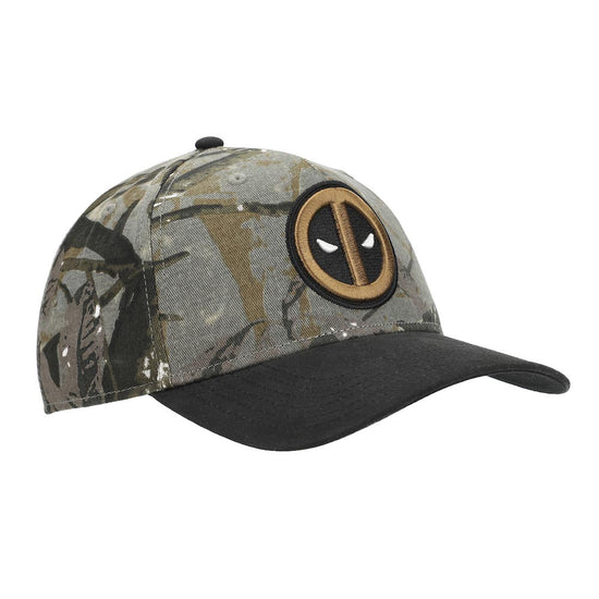 Deadpool Camo Curved Bill Marvel Snapback Hat