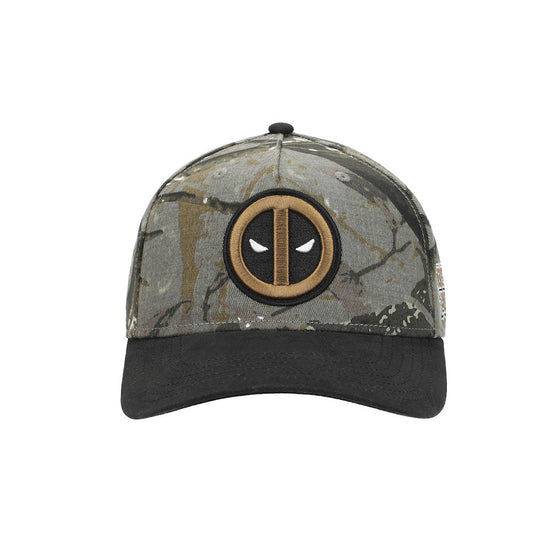 Deadpool Camo Curved Bill Marvel Snapback Hat