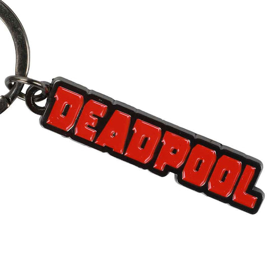 Deadpool Logo Metal and Enamel Keyring