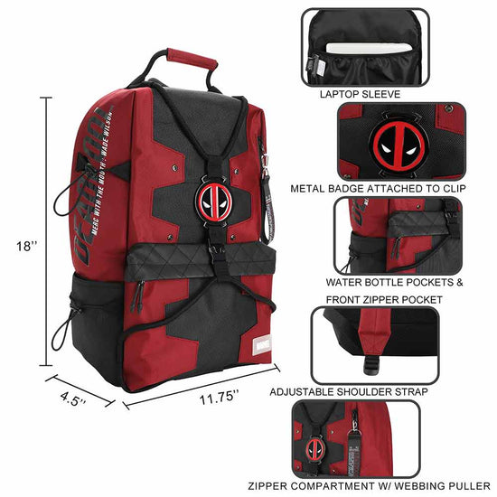 Deadpool Marvel Laptop Backpack