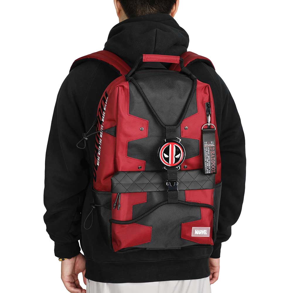 Deadpool laptop backpack on sale