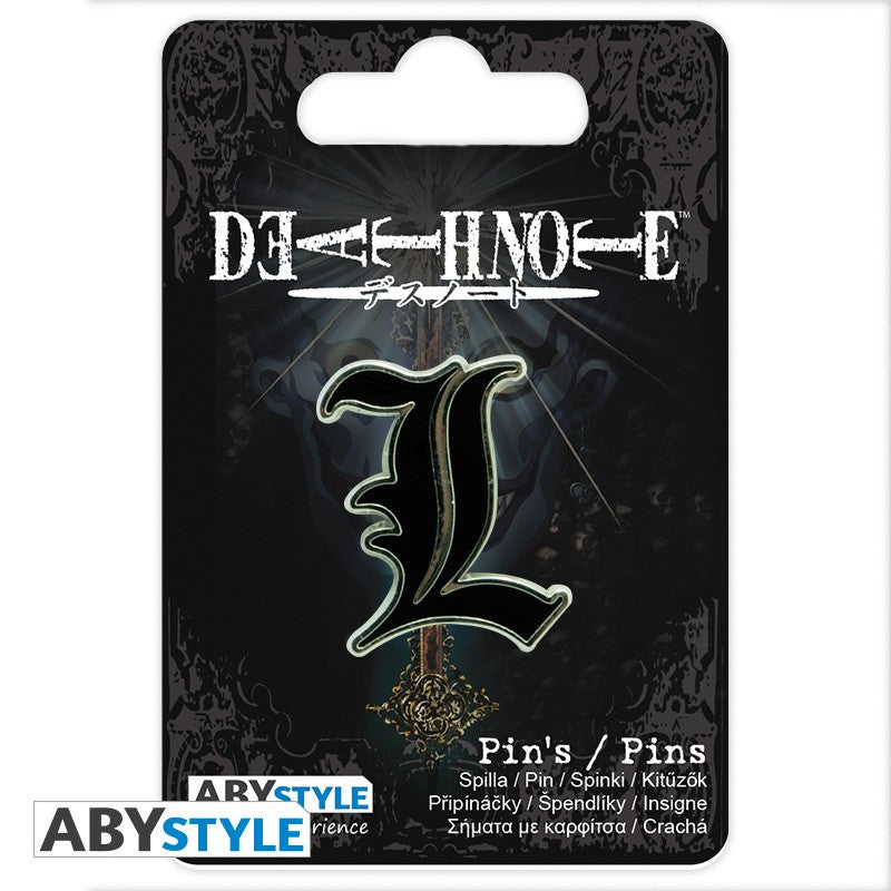 Death Note 'L' Enamel Pin