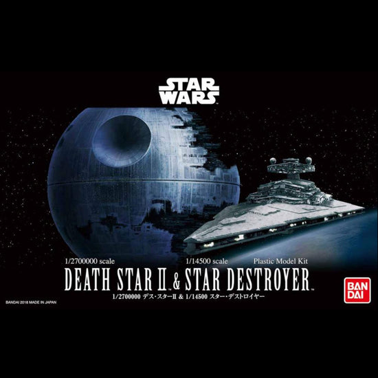 Death Star II & Star Destroyer (Star Wars) Model Kit Set