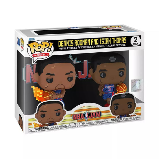 NBA Jam Dennis Rodman & Isiah Thomas 2-Pack Funko Pop!