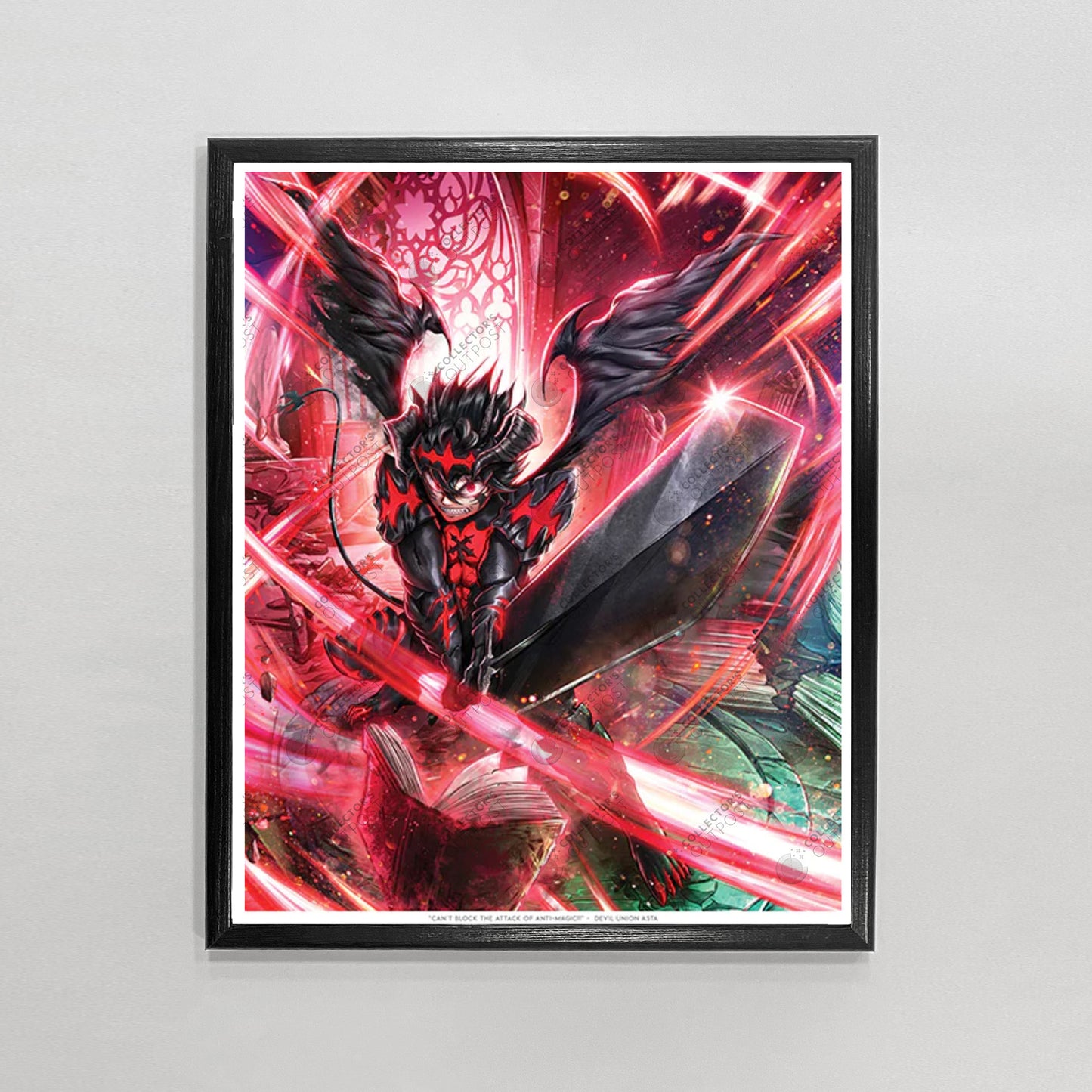 Devil Union Asta "Dark Powers For Good"(Black Clover) Premium Art Print
