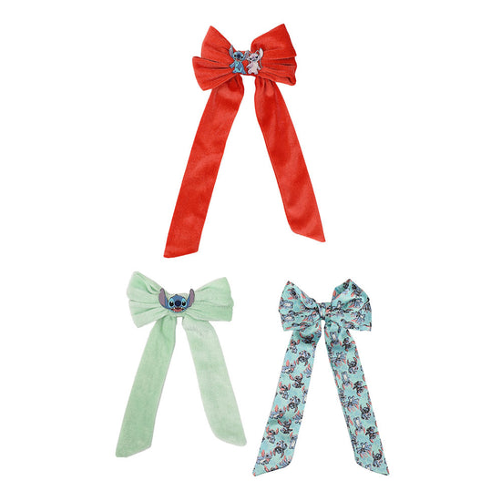 Disney Lilo & Stitch Angel and Stitch Hair Bow Clip Set