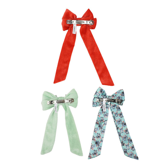 Disney Lilo & Stitch Angel and Stitch Hair Bow Clip Set