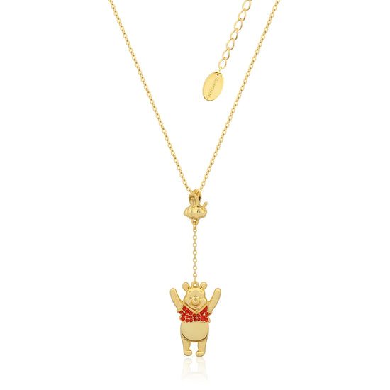 Winnie the Pooh Bear & Honey Bee Necklace