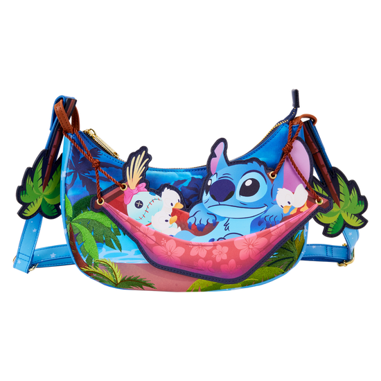 Disney Stitch Camping Cuties Crossbody Bag by Loungefly