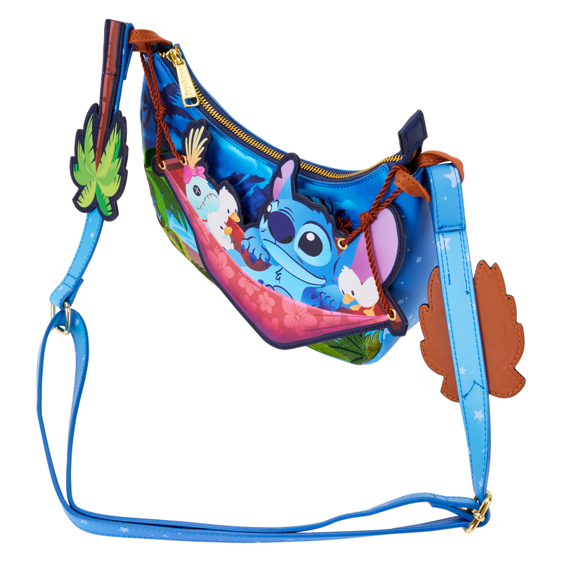 Disney Stitch Camping Cuties Crossbody Bag by Loungefly