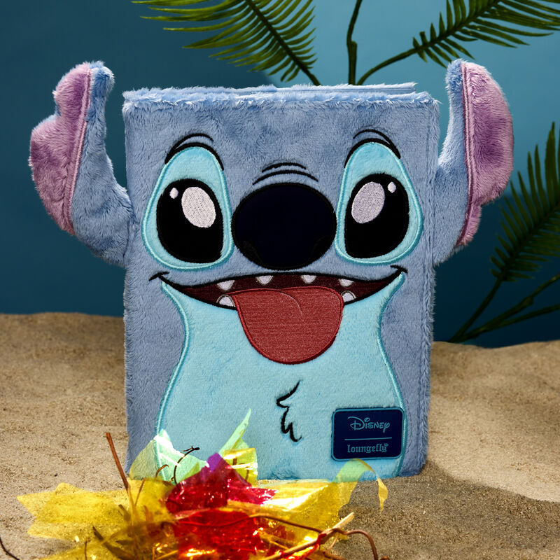 Disney Stitch Plush Refillable Softcover Journal