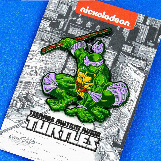 Load image into Gallery viewer, Donatello (Teenage Mutant Ninja Turtles) Comic Era Enamel Pin
