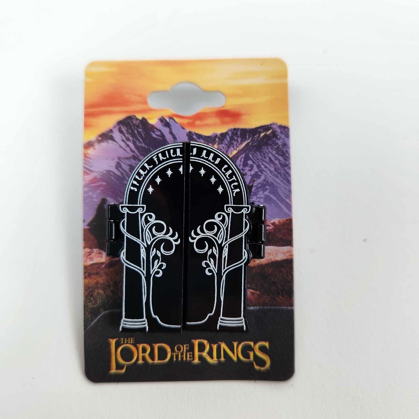 Lord of the Rings Doors of Durin Magnetic Opening Metal Pin