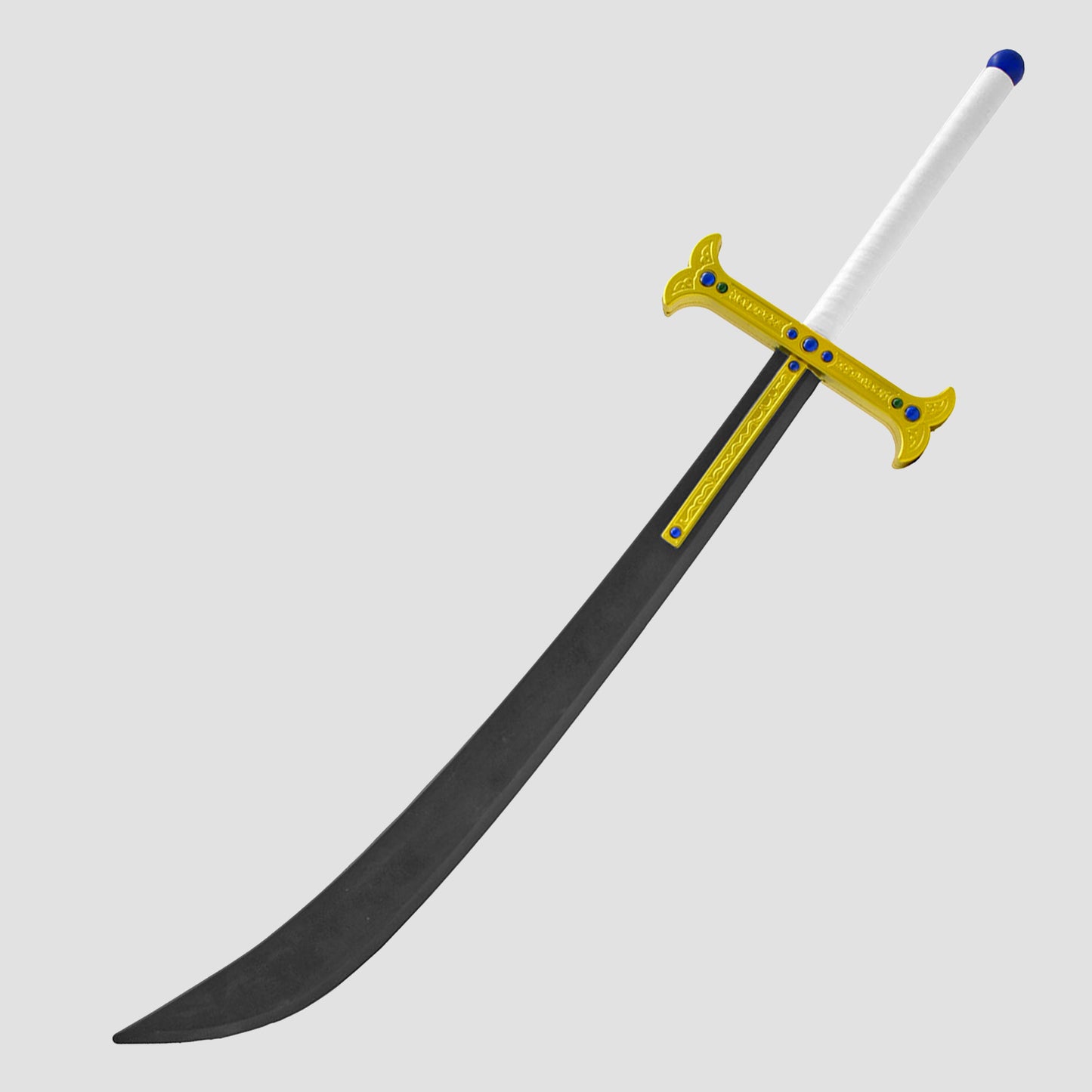  Animation Cosplay Mihawk Weapons Prop Toy Sword Yoru Anime  Sword for Weapon Cosplay Props and Collection Black : ספורט ופעילות בחיק  הטבע