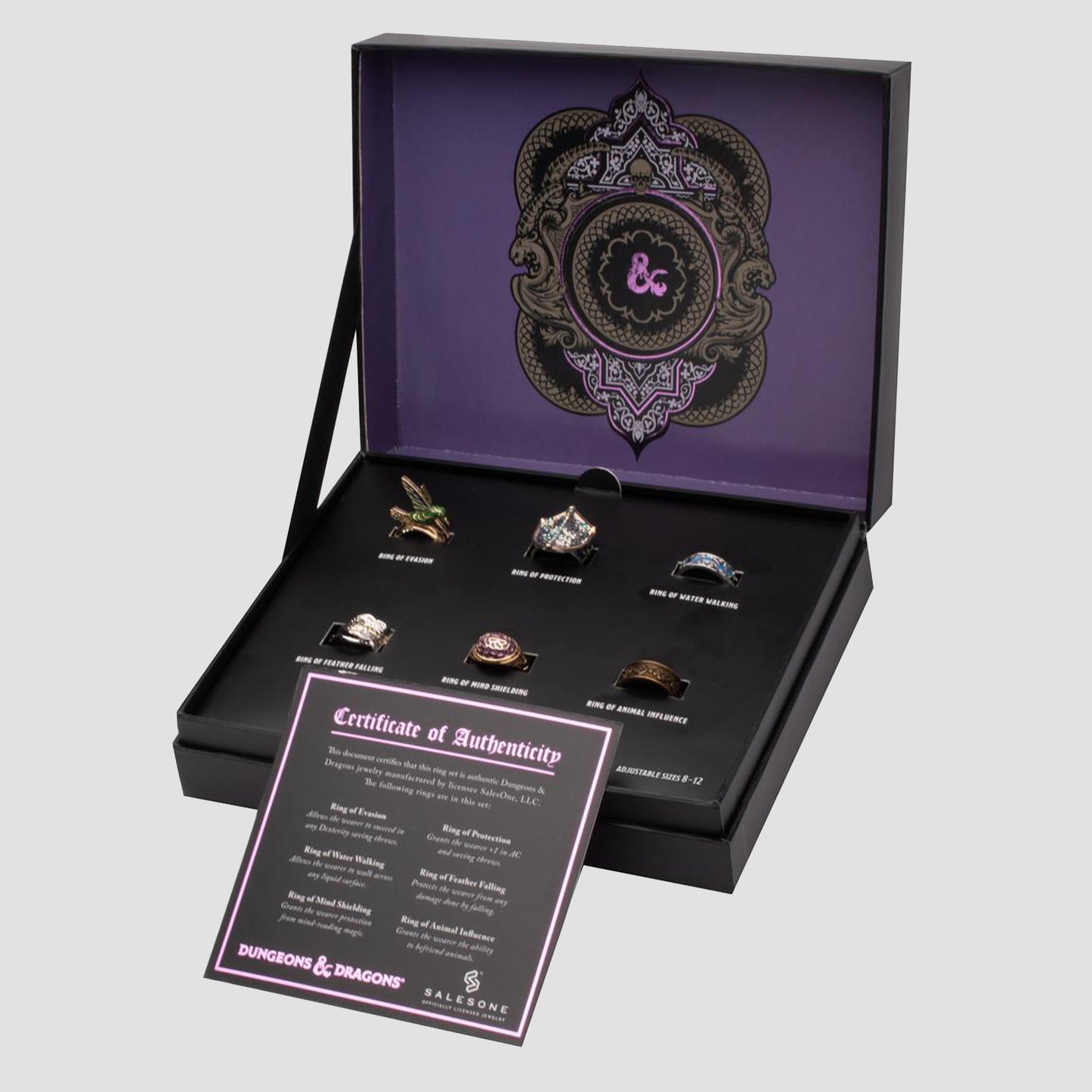 Dungeons & Dragons (Ver. 2) Adjustable Ring Boxed Set