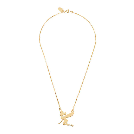 Tinker Bell (Peter Pan) Disney Gold Plated Silhouette Necklace