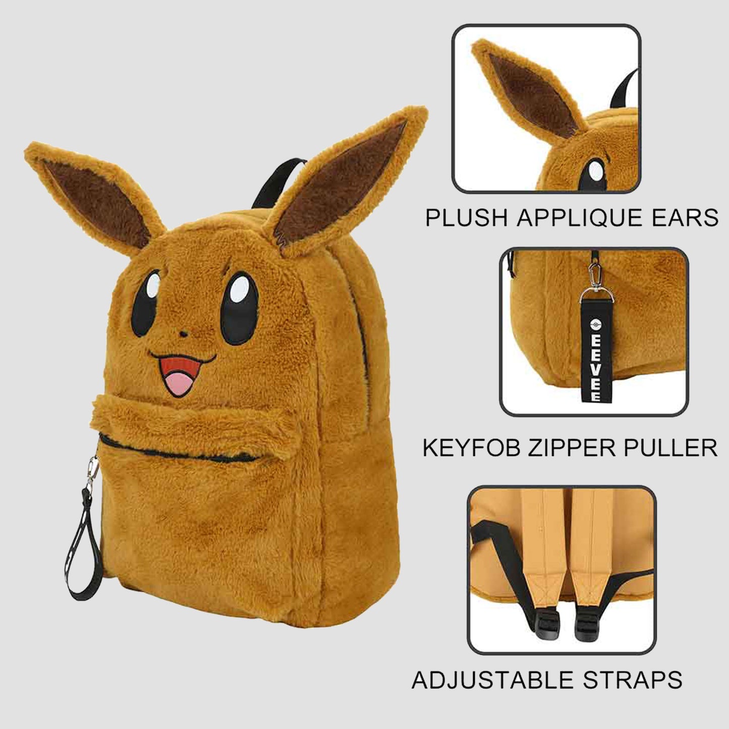 Eevee (Pokemon) 3D Cosplay Laptop Backpack – Collector's Outpost