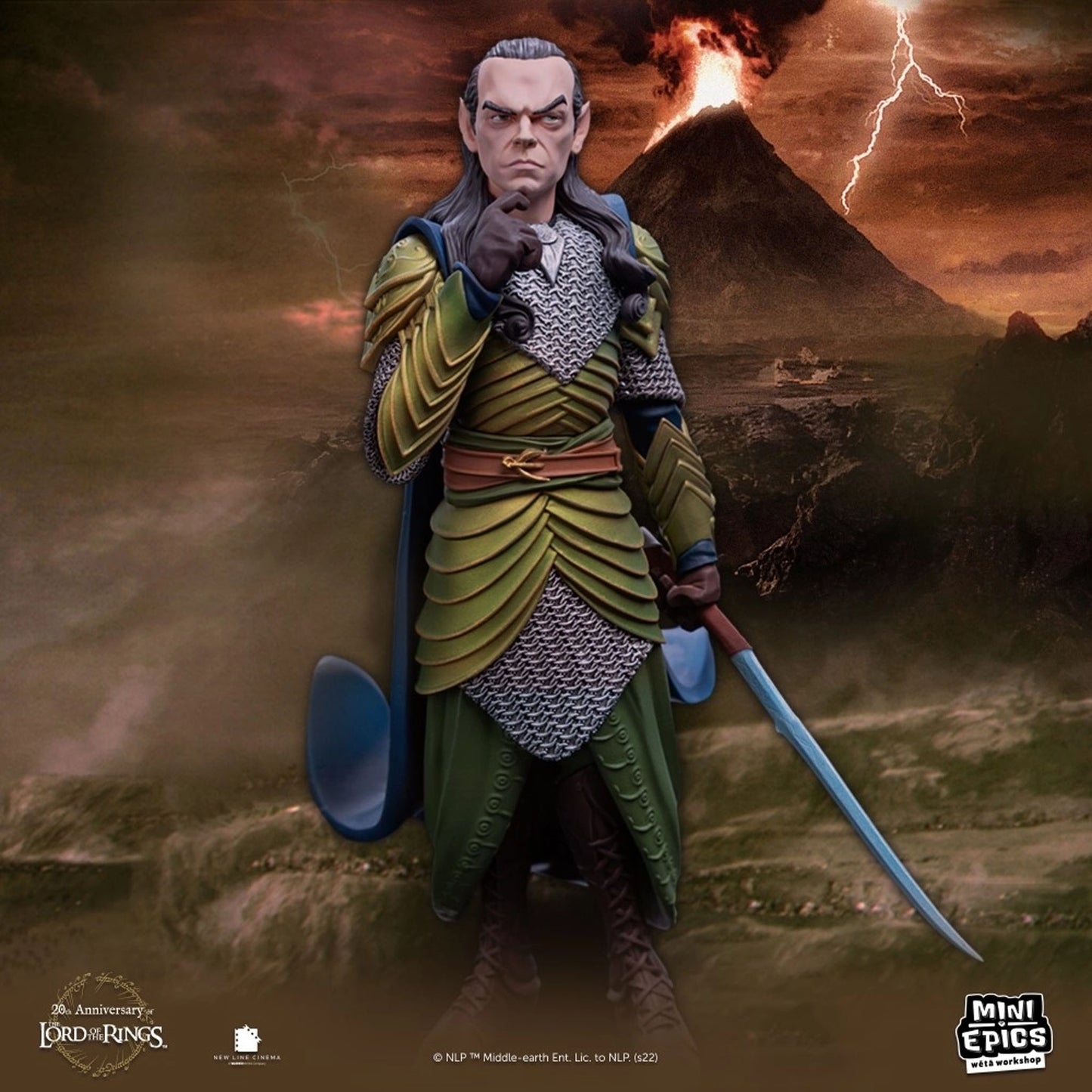 Elrond (Lord of the Rings) Mini Epics Statue by Weta Workshop