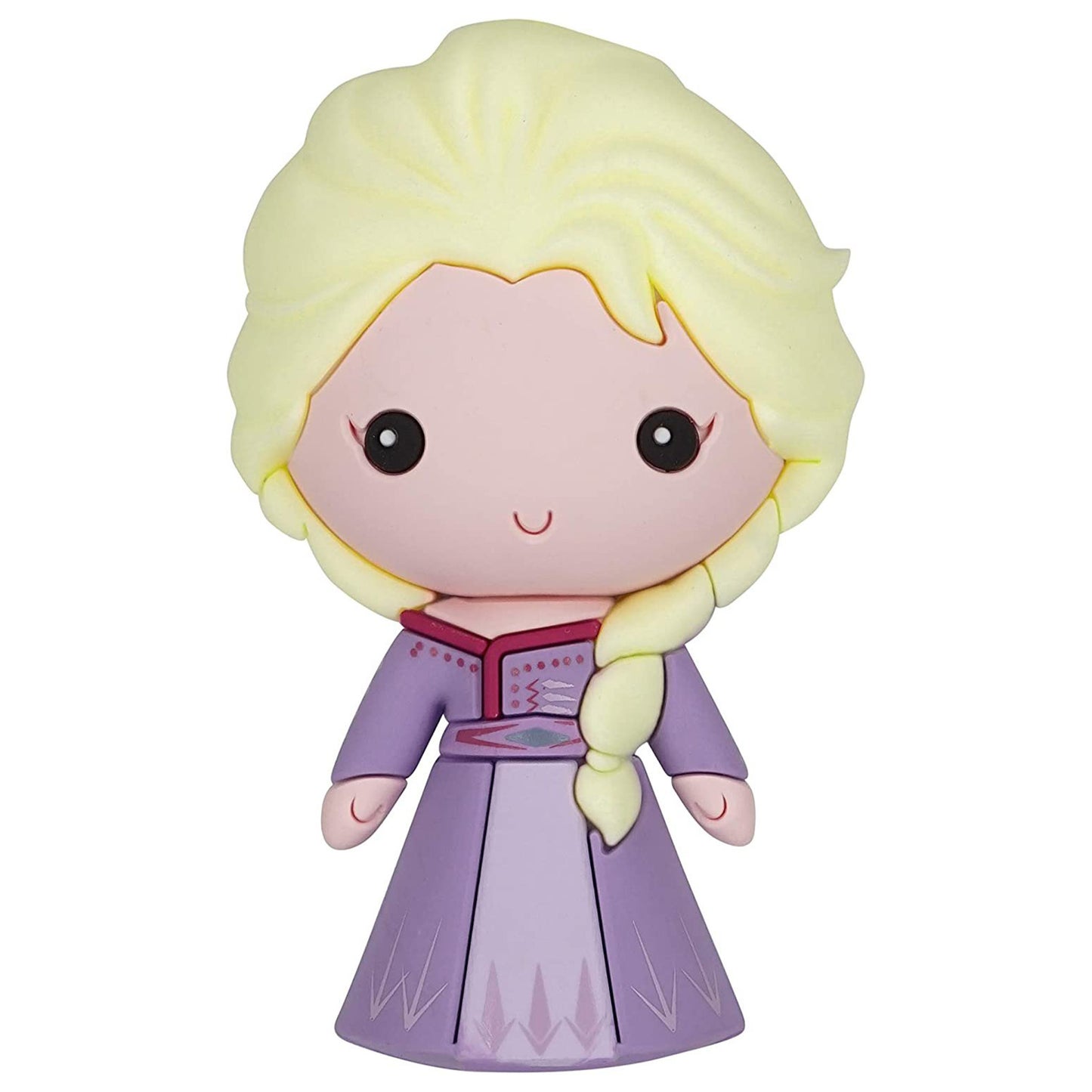 Elsa in Purple Dress 3D Foam Magnet Frozen 2
