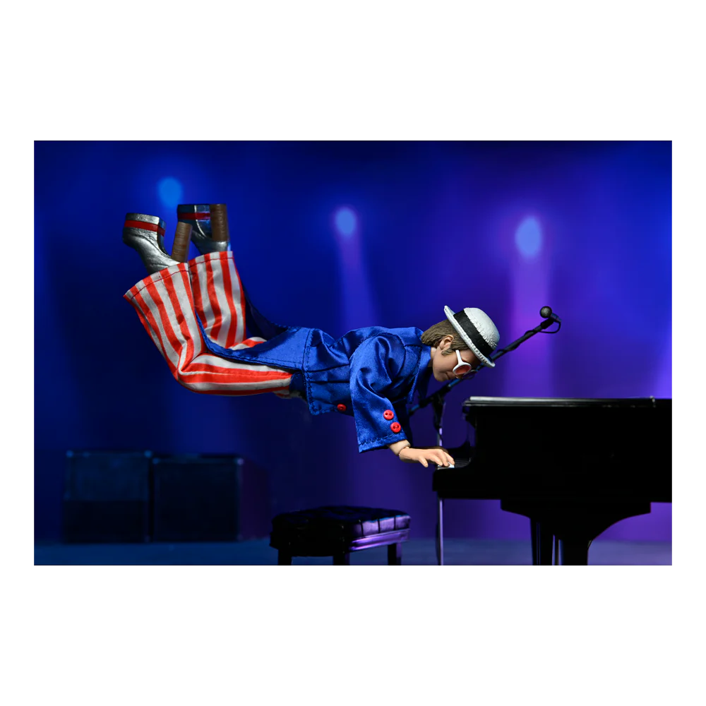 Elton John: Live in '76 8" Action Figure with Piano by NECA