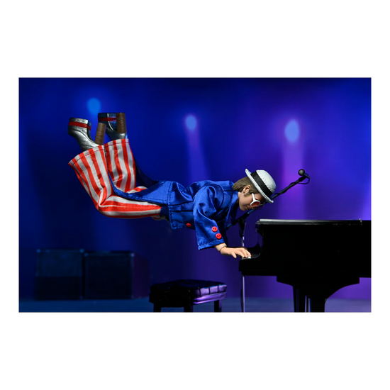 Elton John: Live in '76 8" Action Figure with Piano by NECA