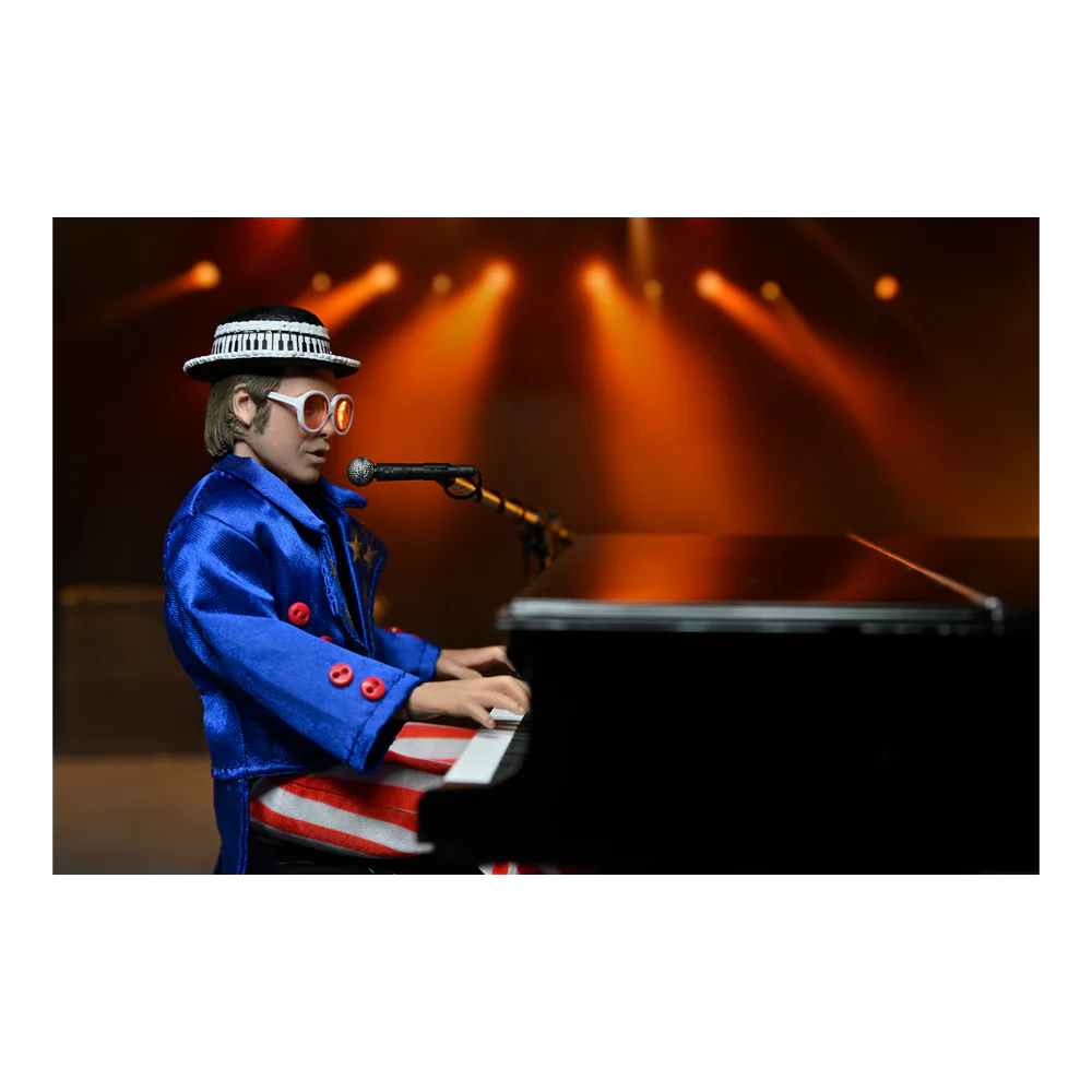 Elton John: Live in '76 8" Action Figure with Piano by NECA