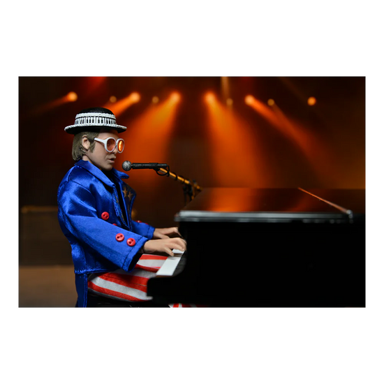 Elton John: Live in '76 8" Action Figure with Piano by NECA